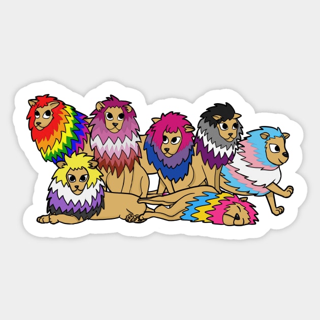 The Pride Pride Sticker by marzipanpond